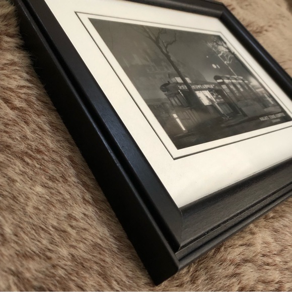 LONDON Framed Black & White Print, NIGHT TIME COFFEE - Series # 27606 - Picture 5 of 8
